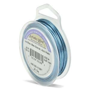   Gauge Silver Plated Ice Blue Coil Wire, 25 Feet Arts, Crafts & Sewing