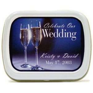  Wedding Glasses Personalized Favor Mint Tins Health 