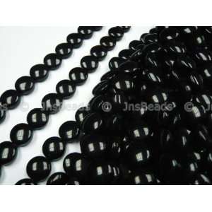    8mm Puff Round Beads 16, Black Obsidian Arts, Crafts & Sewing