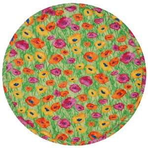  Bright Poppy Floral Charger Center Round Placemat