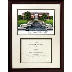    University of Maryland Scholar Diploma Frame