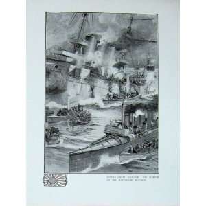    Russo Japanese War Sinking Battleship Hatsuse Japan