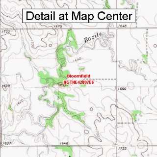  USGS Topographic Quadrangle Map   Bloomfield, Nebraska 