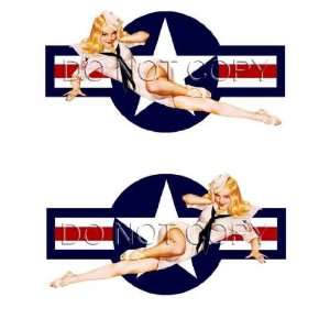  Nautical Cutie USAF Pinup Decal #261 Musical Instruments