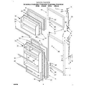  Whirlpool Part Number  1110059 For Model #  RT14HDYDN00 