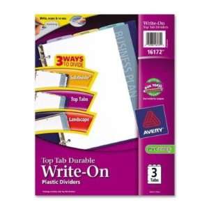  Avery Avery Top Tab Durable Write On Plastic Divider 