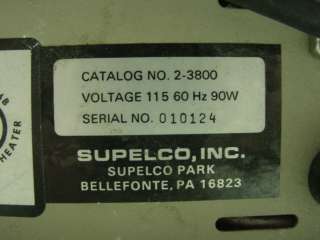 Supelco 2 3800 Carrier Gas Purifier   Tube Furnace #2  
