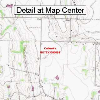  USGS Topographic Quadrangle Map   Culleoka, Texas (Folded 