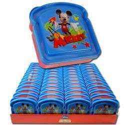 Mickey Mouse Sandwich Snack Container NEW   