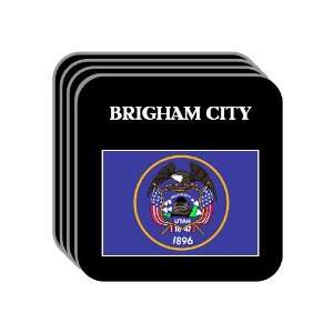  US State Flag   BRIGHAM CITY, Utah (UT) Set of 4 Mini 