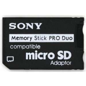  MICRO SD TO MEMORY STICK PRO DUO ADAPTER Electronics