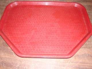   CT1713 Maroon Serving Tray School Daycare Cafe Lunch Buffet  