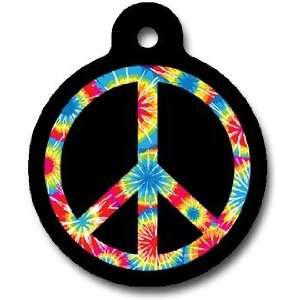  Tie Dye Peace Symbol Full Color Personalized Custom Key 