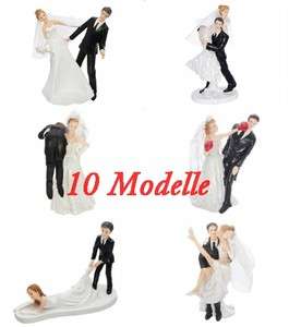 10 WITZIGE Modelle Hochzeit Tortenaufsatz Tortenfigur Hochzeitstorte 