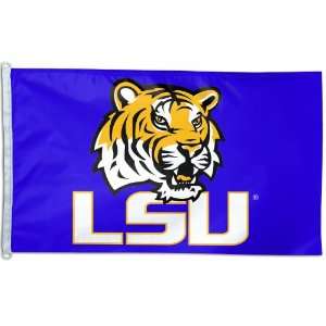   Louisiana State Fightin Tigers 3 by 5 foot Flag