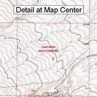   Map   Goat Butte, Colorado (Folded/Waterproof)