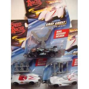   Mach 6 & The Gray Ghost Including Movie Accessories {3 Pieces} Scale 1