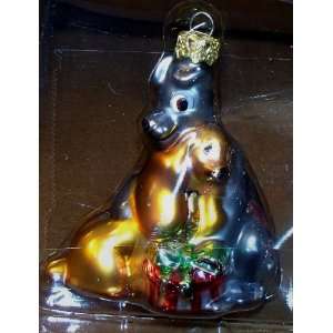 Disney Dogs Blown Glass Retired Ornament (Lady & the Tramp) NEW