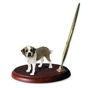  Saint Bernard Pen Holder (Rough Coat)