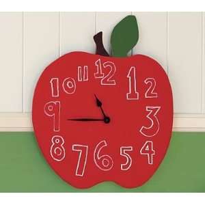  Pottery Barn Kids Chalkboard Apple Clock