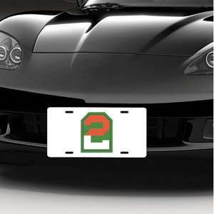  Army 2nd Army LICENSE PLATE Automotive