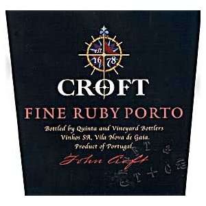  Croft Fine Ruby Port NV 750ml Grocery & Gourmet Food