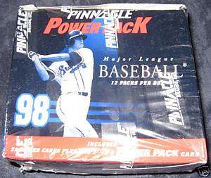 1998 PINNACLE POWER PACK Baseball Factory Sealed Box  