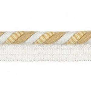  Acrylic Twist Cord Edge (07115) 3/8 Inch   Wheat/Natural 