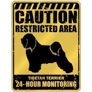   Area . Tibetan Terrier Monitoring  Parking Sign Dog