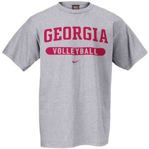 Nike Georgia Bulldogs Ash Volleyball T shirt Sports 