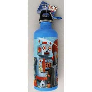  Stainless Robot Water Bottle 16.9 ounces Sports 