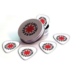  Red Hot Chili Peppers Logo Guitar Picks X 5 (2 Sided Print 