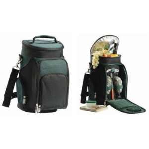  Deluxe Wine & Cheese Golf Cooler Pack Green