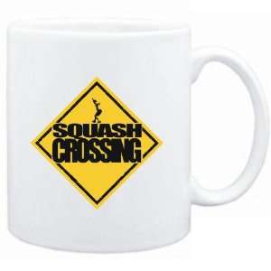  Mug White  Squash crossing  Sports