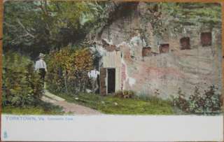 1910 Tuck Postcard Cornwallis Cave  Yorktown, Virginia  