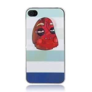  3D Vision Facial Mask Back Case for iPhone 4 Cell Phones 