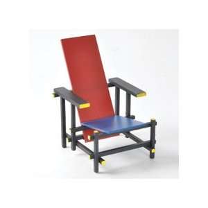  Miniature Red and Blue Chair sold at Miniatures Toys 