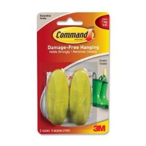  Command Damage free Hanging Hook,1kg Capacity   Green 