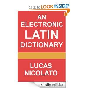 An Electronic Latin Dictionary (Electronic Dictionaries) [Kindle 