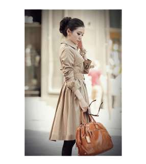 New Fashion Womens Double breasted Trench Coat/Jacket  