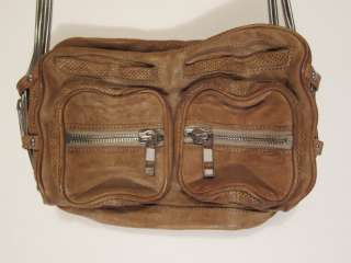 Alexander Wang Brenda bag leather messenger sling tan leather  