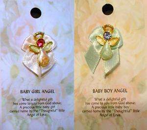 Thoughtful Little Angel Pin Baby Boy or Girl (CS11)  
