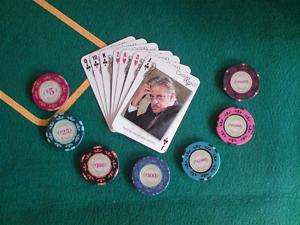 JAMES BOND 007 CASINO ROYALE POKER CHIP+CARD x7 SOLACE  