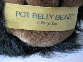 Fancy Zoo Large 15 tall Pot Belly Black Brown Bear EXC  