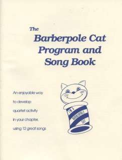 Barberpole Cat Program & Song Book 1992  