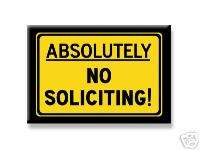 The OFFICE Magnet No Soliciting File magnet Work Sell  
