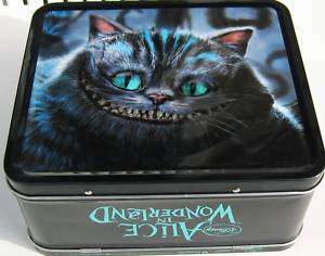 Tim Burtons Alice in Wonderland Cheshire cat lunchbox  