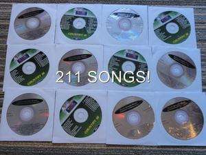 12 CD+G LOT COUNTRY KARAOKE HITS 211 CLASSIC SONGS  
