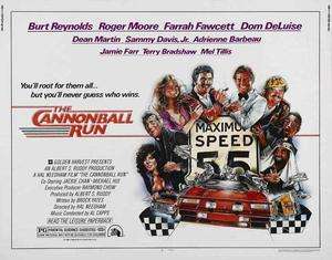 Cannonball Run 30 x 40 Movie Poster, Burt Reynolds  