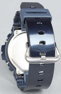 SHOCK The Mirror Metallic 6900 Watch in NavyLimited Edition 